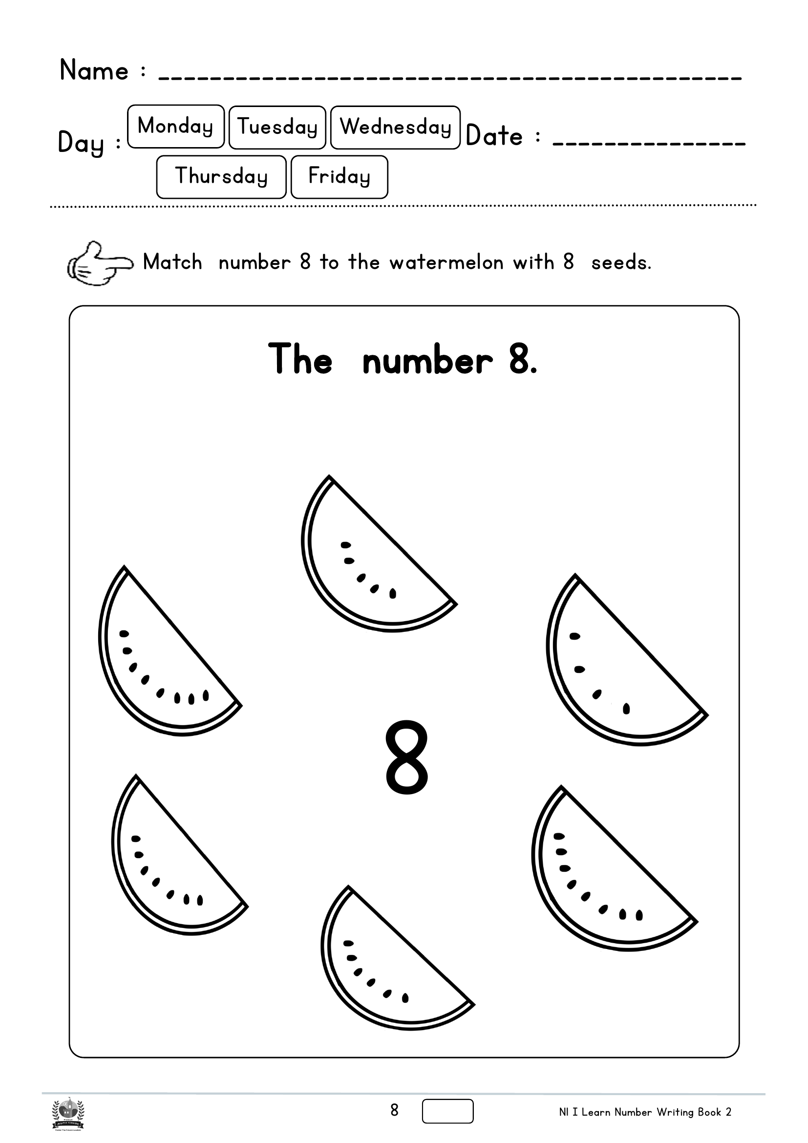 Writing Book pp8
